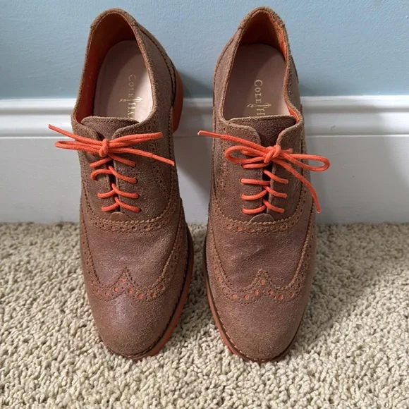 Cole Haan Alisa Oxford Wingtip shoe Sz 7 - Picture 2 of 9